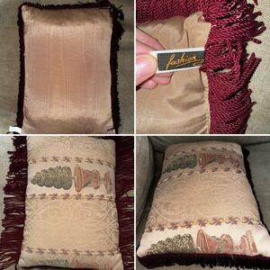 Vintage Aubusson Tapestry Pillow✨